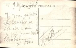 CPA Lourdes Vue generale sur la Basilique 