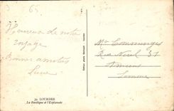 CPA Lourdes La Basilique et l'Esplanade 