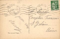 CPA Lourdes La Vierge couronnee 