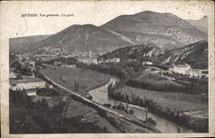CPA Lourdes Vue generale Le gave 