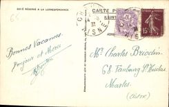 CPA Lourdes L'Esplanade et le Chateau 