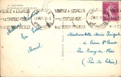 CPA Lourdes La Basilique et le Pic du Jer 