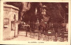 CPA Lourdes La Grotte 