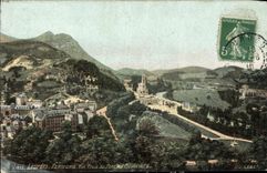 CPA Lourdes Panorama Vue prise au Pont du Boulevard 