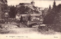 CPA Lourdes Chateau Fort 