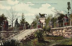 CPA Lourdes le Calvaire 1er station Jesus devant Pilate 