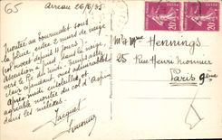 CPA Les Pyrenees Centrales Vallee du Louron Massif de Hourgade vue generale en avril 