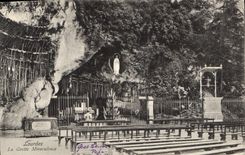 CPA Lourdes la Grotte Miraculeuse 