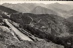 CPA Col d'Aspin Descente sur Arreau 