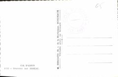 CPA Col d'Aspin Descente sur Arreau 