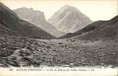 CPA Hautes Pyrenees le Pic du Midi vu du Vallon d'Arizes 