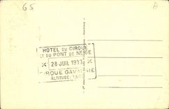 CPA Gavarnie l'Hotel du Cirque et le Cirque 