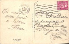 CPA Lourdes la Basilique 