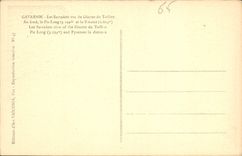 CPA Gavarnie les Sarragets vus du Glacier du Taillon au fond le Pic Long 