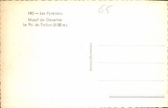 CPA Les Pyrenees Massif de Gavarnie le Pic du Taillon 