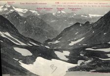 CPA Les Hautes Pyrenees Lac d'Oncet et fond vers Gavarnie 