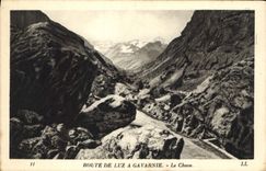 CPA Route de Luz a Gavarnie le Chaos 