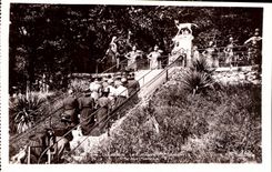 CPA Lourdes le Calvaire 1er station Scala Sanclia 