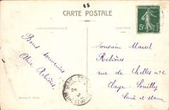 CPA Lourdes vue laterale 