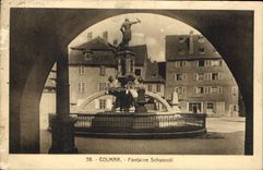 CPA Colmar Fontaine Schwendi 