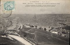 CPA La Normandie la C P A Rouen panorama de la Seine a travers la Ville 