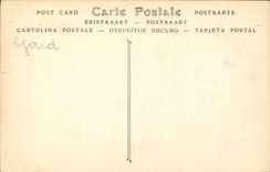 CPA Le Pont du Gard vue prise sur la flanc 