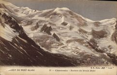 CPA Massif du Mont Blanc Chamonix Rochers du Grand Mulet 