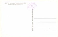 CPA Col des Aravis route de la Glettaz au Col 