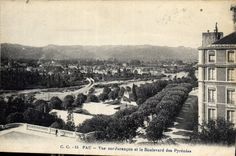 CPA Pau vue sur Jurancon et le Boulevard des Pyrenees 