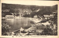 CPA Lac Noir Usine Electrique et le Restaurant 