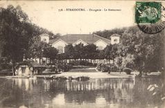 CPA Strasbourg Orangerie le Restaurant 