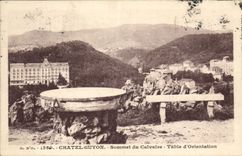 CPA Chatel Guyon Sommet du Calvaire Table d'Orientation 