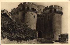 CPA Villeneuve les Avignon Gard Porte Fortifiee du Fort Saint Andre 