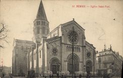 CPA Nimes Eglise Saint Paul 