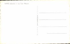 CPA Nimes Gard la Tour Magne 