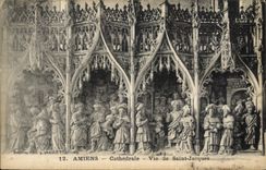 CPA Amiens Cathedrale vie de Saint Jacques 