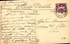 CPA Annecy Duingt l'eglise et Bords du Lac