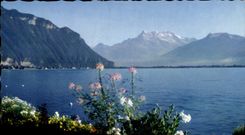 CPA Montreux Chilon le Quai et les Dents du Midi 