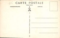 CPA Les Gorges du Loup A M la Cascade de Courmes vue prise de l'Interieur de la Voute 