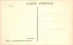 CPA Toul la Cathedrale prise du Cloitre 