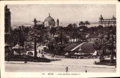 CPA Nice les Jardins Albert Ier 