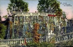 CPA Nice la Cascade du Chateau 