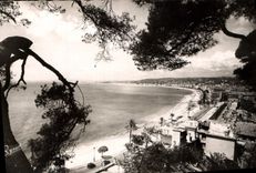 CPA Les Bords de la riviera Nice vue panoramique sur la Baie des Anges 