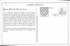 REPRO Pensive Jeune fille de l'Ille de Sein 