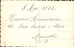 CPA Heureuse Anniversaire 