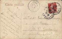 CPA Le Pinson de Lili Cet oiselet fidele vient des que je l'appelle Enfant