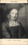 CPA Musee de Dijon G Revel Portrait de Paillot 
