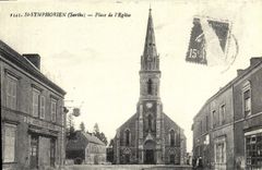 REPRO St Symphorien Sarthe Place de l'Eglise 