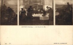 CPA Cottet Charles Au Pays de la Mer Musee de Luxembourg