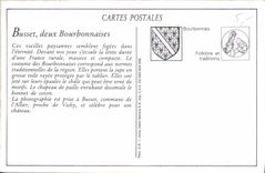 REPRO Busset Types de Bourbonnaises Folklore